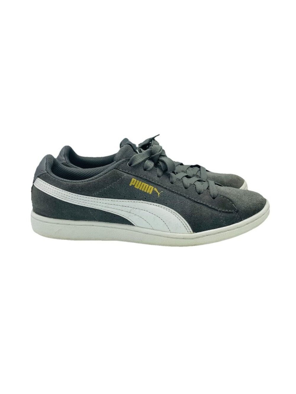 Puma Shoes Womens Size 8 Gray Vikky Athletic Casual Walking Comfort Sneakers
